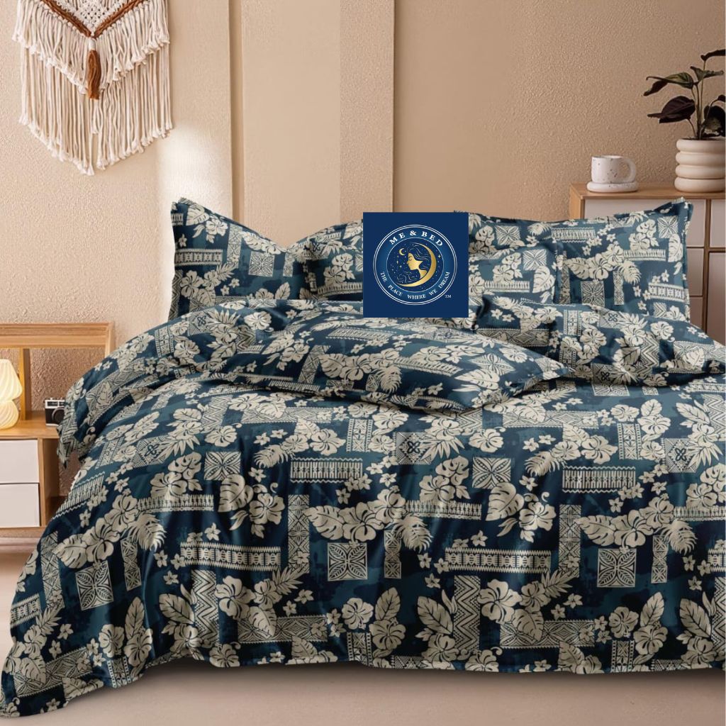 King Floral Flat bedsheets 108x108 inch Print Double Bedsheet
