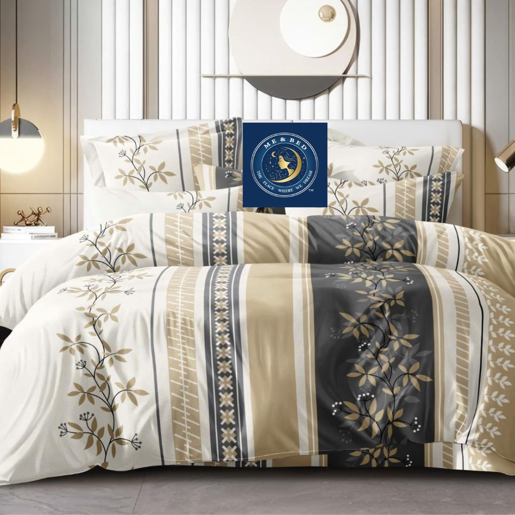 King Geometric Flat bedsheets 108x108 inch Print Double Bedsheet