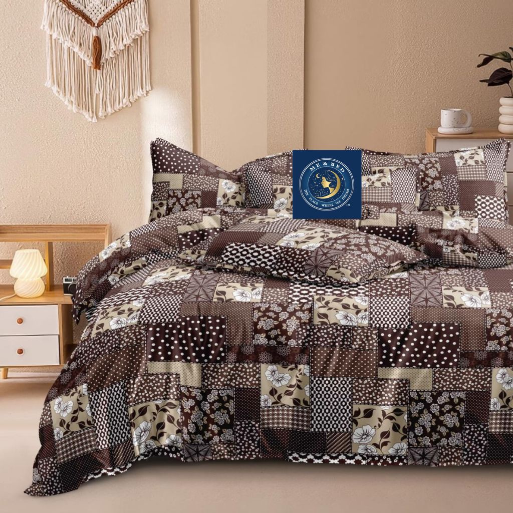 King Floral Flat bedsheets 108x108 inch Print Double Bedsheet